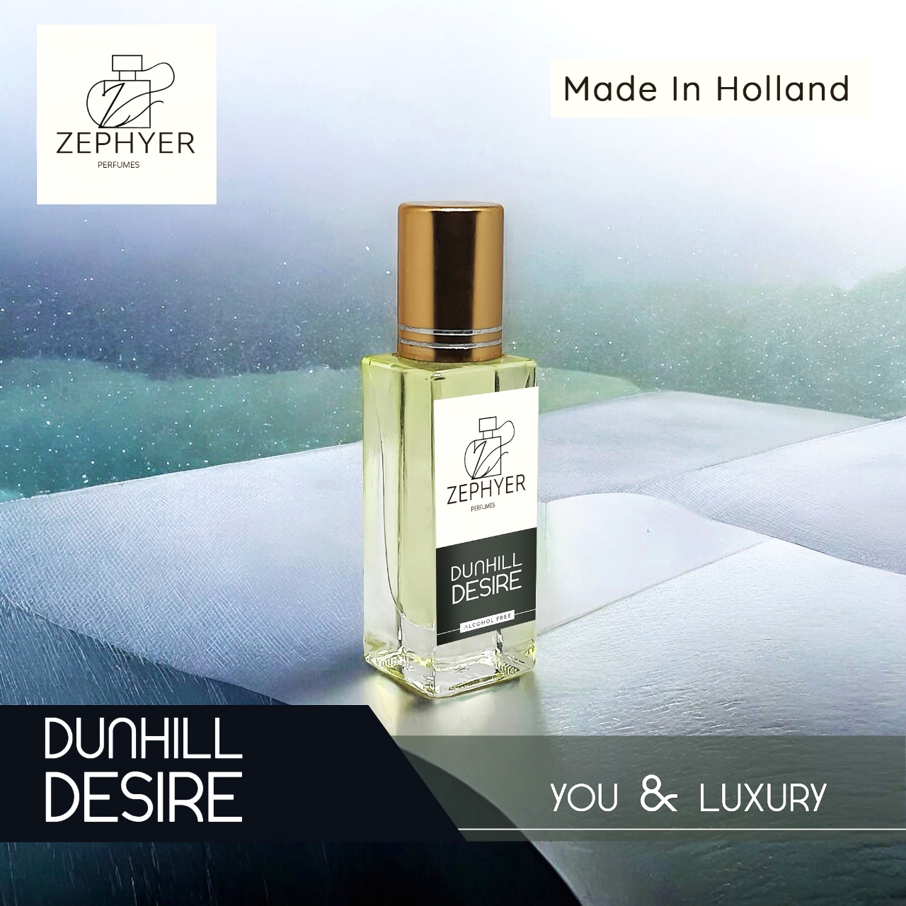 Picture of Zephyer Dunhill Desire - The Essence of Freshness and Vibrant Energy Perfume Oil - 6ml (Holland)