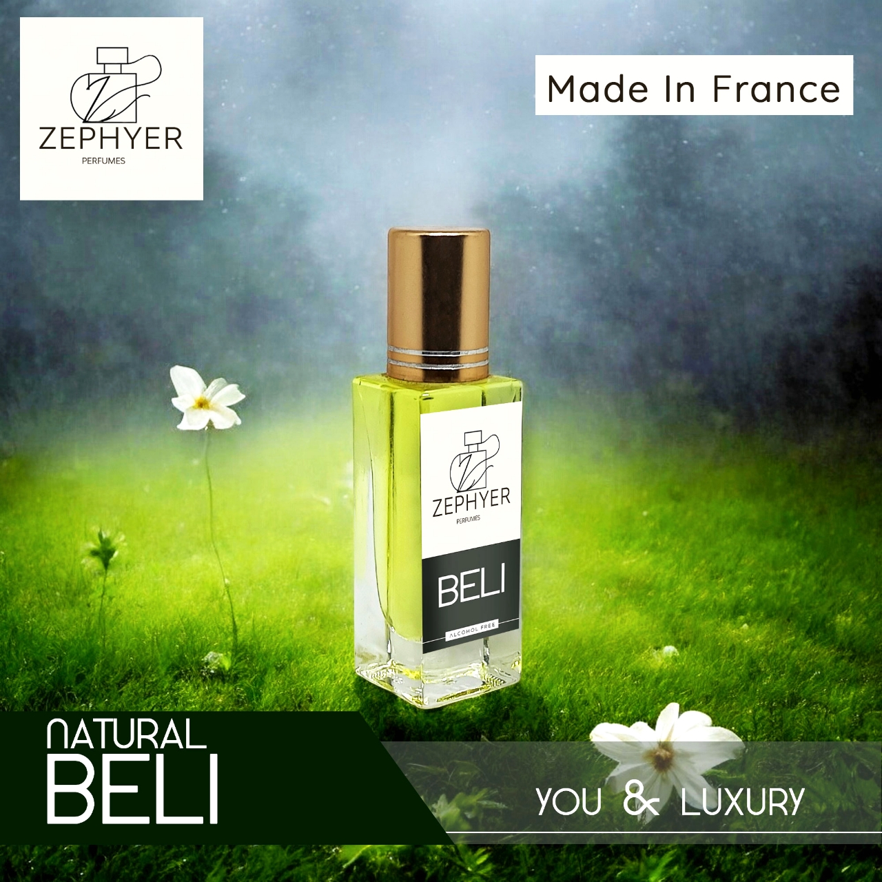 Picture of Zephyer Natural Beli - A Refreshing Floral Fragrance That Connects You to Nature Perfume Oil - 6ml (France)