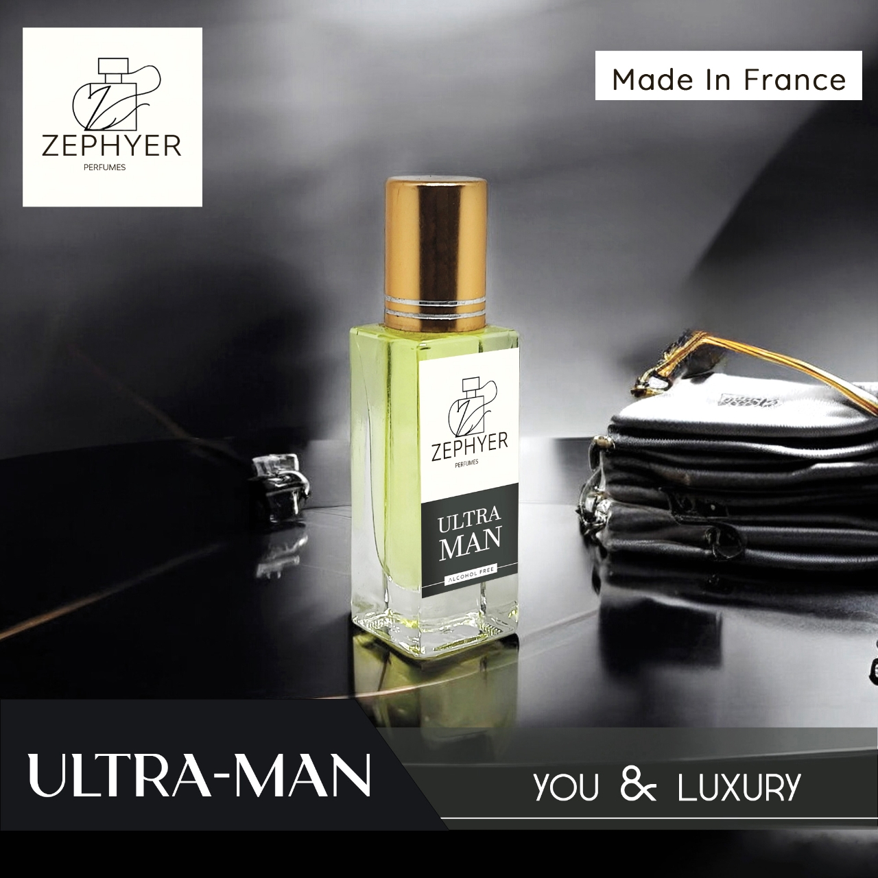 Picture of Zephyer Ultra Man - The Ultimate Fragrance for the Modern Gentleman Perfume Oil - 6ml (France)