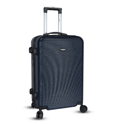 Picture of Travello Hard Top 20 & 24 Inch Ultra Light Weight Luggage-Trolley City Black (Combo- Set of 2)