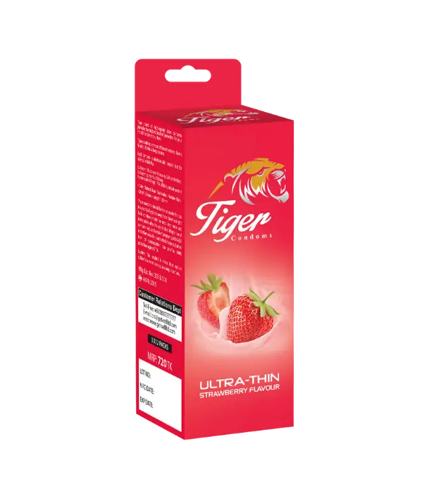Buy Tiger Condom Plain Ultra Thin Strawb Flv (36pcs) Online