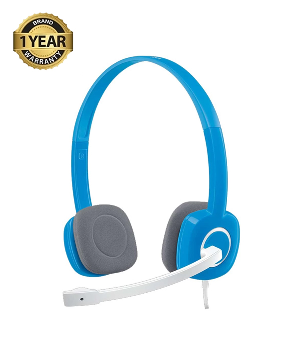 Picture of Logitech H150  Headphone (Dual port) Sky Blue