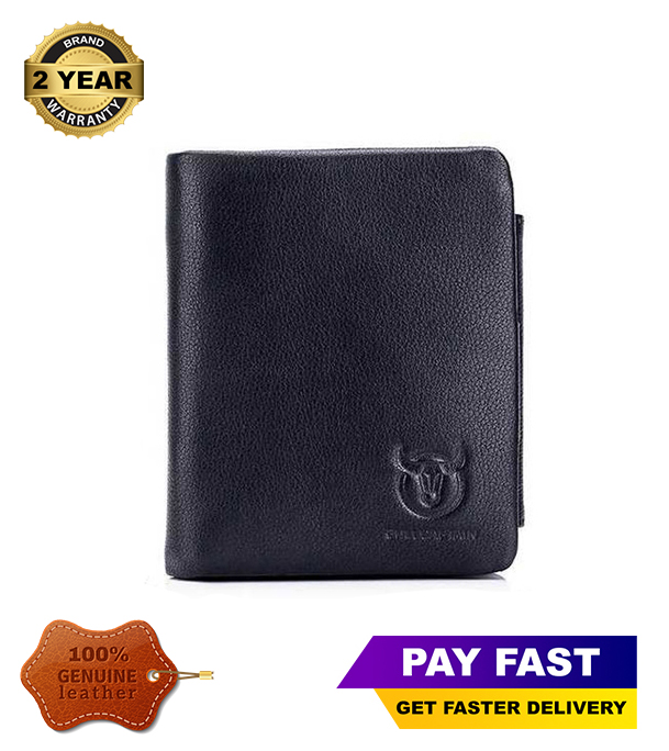 Picture of Men's 100% Genuine Leather Wallet with Inner Zipper Pocket, Coin Pocket and Card Holder Available Genuine Leather