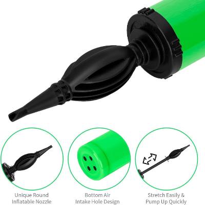 Balloon Manual Hand Pump - Ideal for Festive, Event, Birthday Party, and Wedding Party Decorations- (Pack of 1 Pcs- Multicolor)