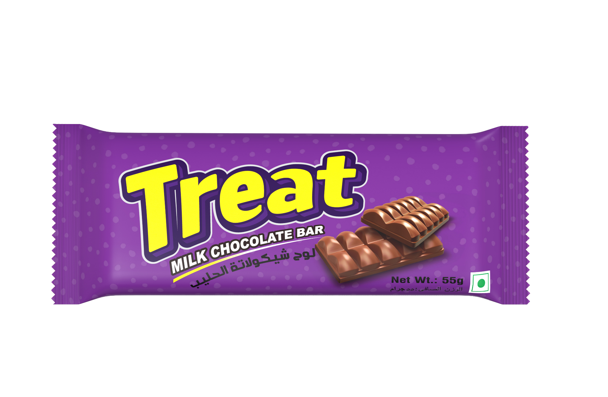 Picture of Treat Milk Chocolate Bar 55gmx4pcs