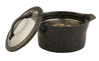 Picture of Jupiter Stelo Hotpot Marble -Glass Lid 1200 ML