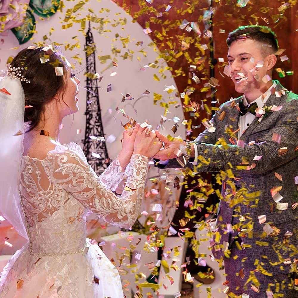 Air Sparkle/Sparkle Shooter/Party Popper/Party Bombs For Anniversary, Birthday, Baby Shower, Valentine Day And New Year Party- 12" Inch (Pack of 2 Pcs)