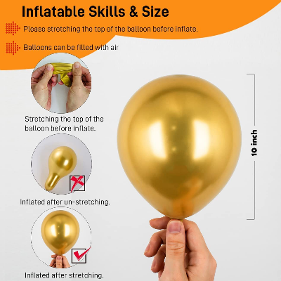 Happy Birthday Decorations Pink Combo Set - Pink, Golden, and White Metallic Balloons, Birthday Pink Paper Banner, Golden Foil Curtain, and Glue Dot Roll- (Pack of 34 Pcs)