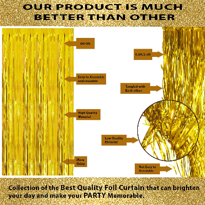 Happy Birthday Decorations Pink & Golden Combo Set For Girls And Women - Pink, White And Golden Metallic Balloons, Birthday Pink color Paper Banner, Golden Foil Curtain for Party Decoration Full Package Princess Theme - (Pack of 63 Pcs)