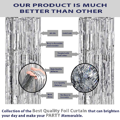 Birthday Combo: Foil Curtain, Card Banner, Metallic Balloons & Golden Confetti Balloons - Full Package (43 Pcs)