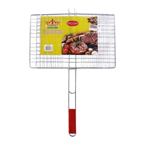 Picture of XINWAN NON STICK TEFLON SURFACE CHROMIUM PLATING BBQ GRILL 22 CM X 28 CM