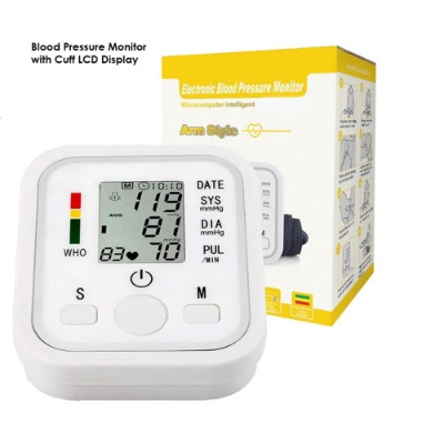Picture of Blood Pressure Monitors with Adjustable Cuff and Large LCD Display BP Monitor Machine for Home Use