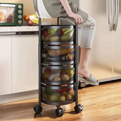 Picture of 4 Layer Round Shape Kitchen Rack