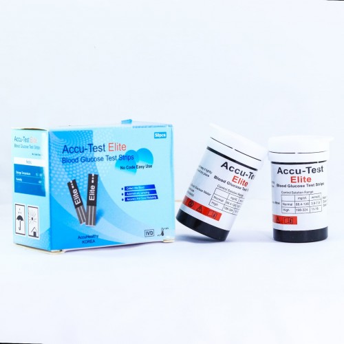 Picture of Accu Test Elite Blood Glucose Test Strip 50 Pcs
