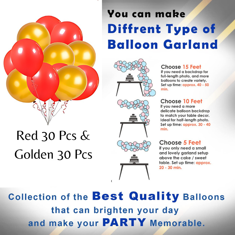 Birthday Package: Banners, Backdrop Curtains, Metallic & Star Balloons, Balloon Arch - Glue Dot Tape Decor (67 Pieces)