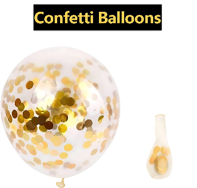 Birthday Decoration Combo Pack: Banners, Curtains, Metallic & Confetti Balloons, Balloon Garland Arch - Complete Decor Set (75 Pcs)