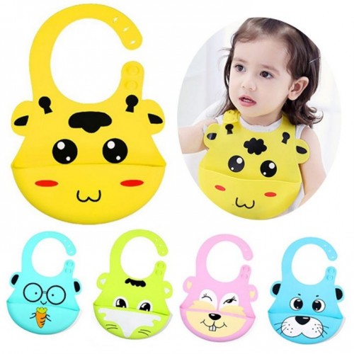 Picture of Waterproof Silicone Baby Bibs