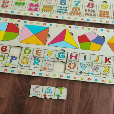 Picture of Wooden puzzle sorting board