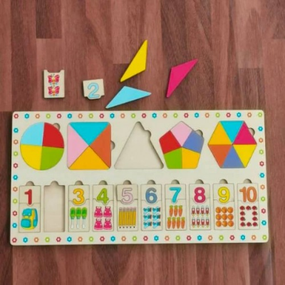 Picture of Wooden puzzle sorting board