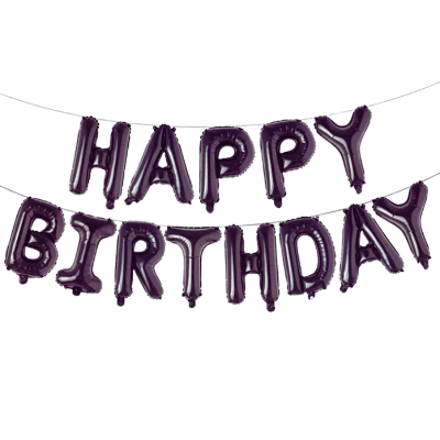 purple-birthday-pack-foil-banners-silver-curtains-metallic-balloons-confetti-balloons-glue-dot-tape-arch-complete-party-package-pack-of-60-pcs