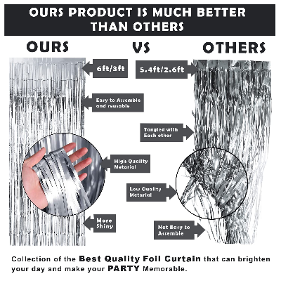 Purple Birthday Delight: Banners, Silver Curtains, Metallic Balloons - Party Decoration Kit - (Pack of 22 Pcs)