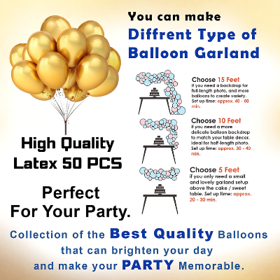 Deluxe Red and Gold Celebration Kit: Foil Banners, Curtains, Metallic Balloons, Star Foil - Ultimate Party Décor! - (Pack of 56 Pcs)