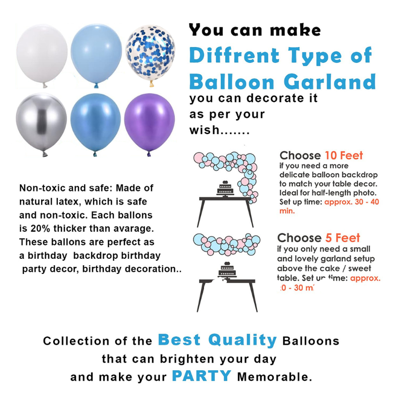 Birthday Special Decoration Combo Pack - Foil Banner, Backdrop Curtains, Metallic Balloons, Confetti, Deco Kit, and More- (Pack of 60 Pieces)
