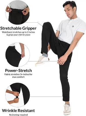 Buy Men's Premium Formal Black Pant at Best Price In Bangladesh