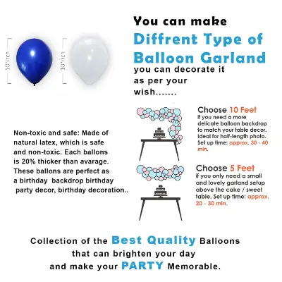 Anniversary Decoration Combo Pack - Including Banners, Backdrop Curtains, Metallic Balloons- Full Package (48 Pcs)