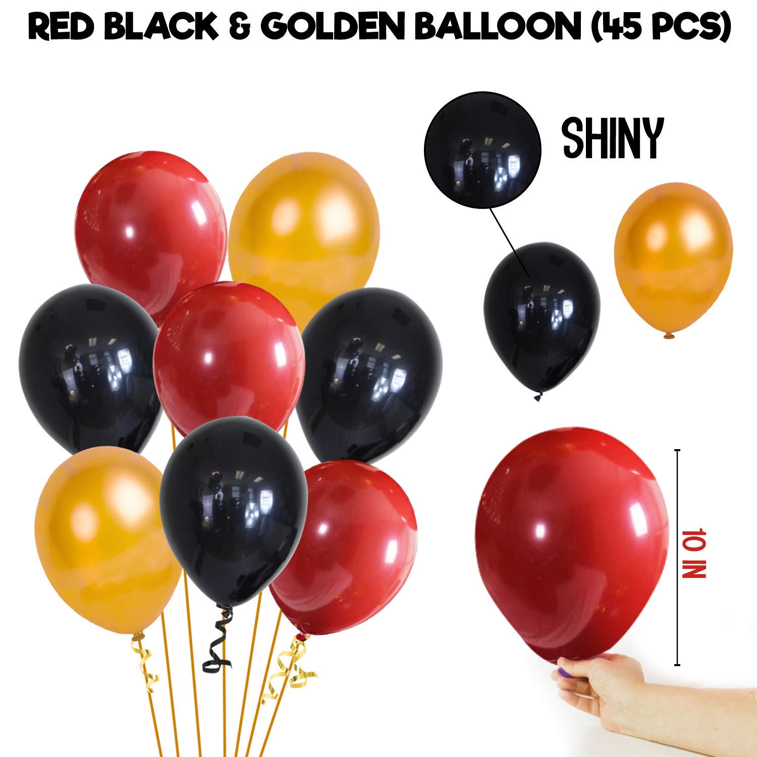Anniversary Decor Combo: Full Set Including Anniversary Banner, Metallic Balloons, Love Foil Balloons - Full Package (50 Pcs)