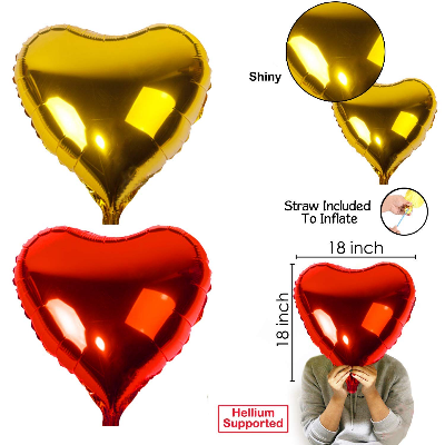 Anniversary Decor Combo: Full Set Including Anniversary Banner, Metallic Balloons, Love Foil Balloons - Full Package (50 Pcs)