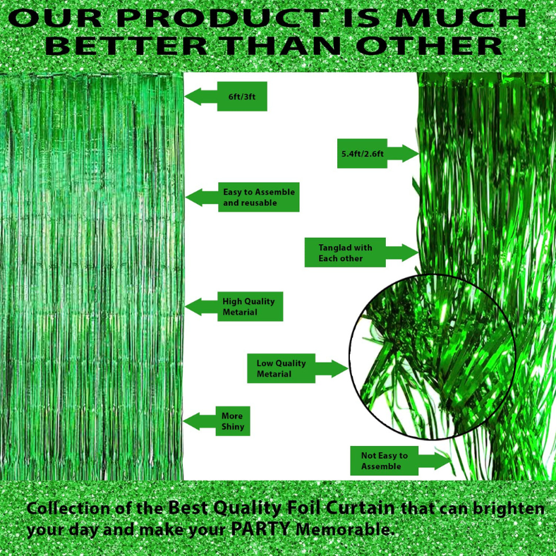 Wild Jungle Birthday Decor Combo for Boys, Girls & Kids - Black Card Banners, Green Foil Curtains, HQ Balloons, Animal Foil Balloons, Balloon Arch, Tape - 90 Pcs