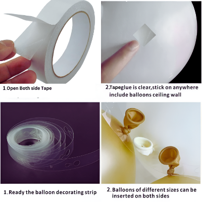 Women's Birthday Combo: Pink Theme with Metallic Balloons, Banner, Golden Curtain, Balloon Arch, Both Side Tape - Full Package for Parties - (95 Pcs)