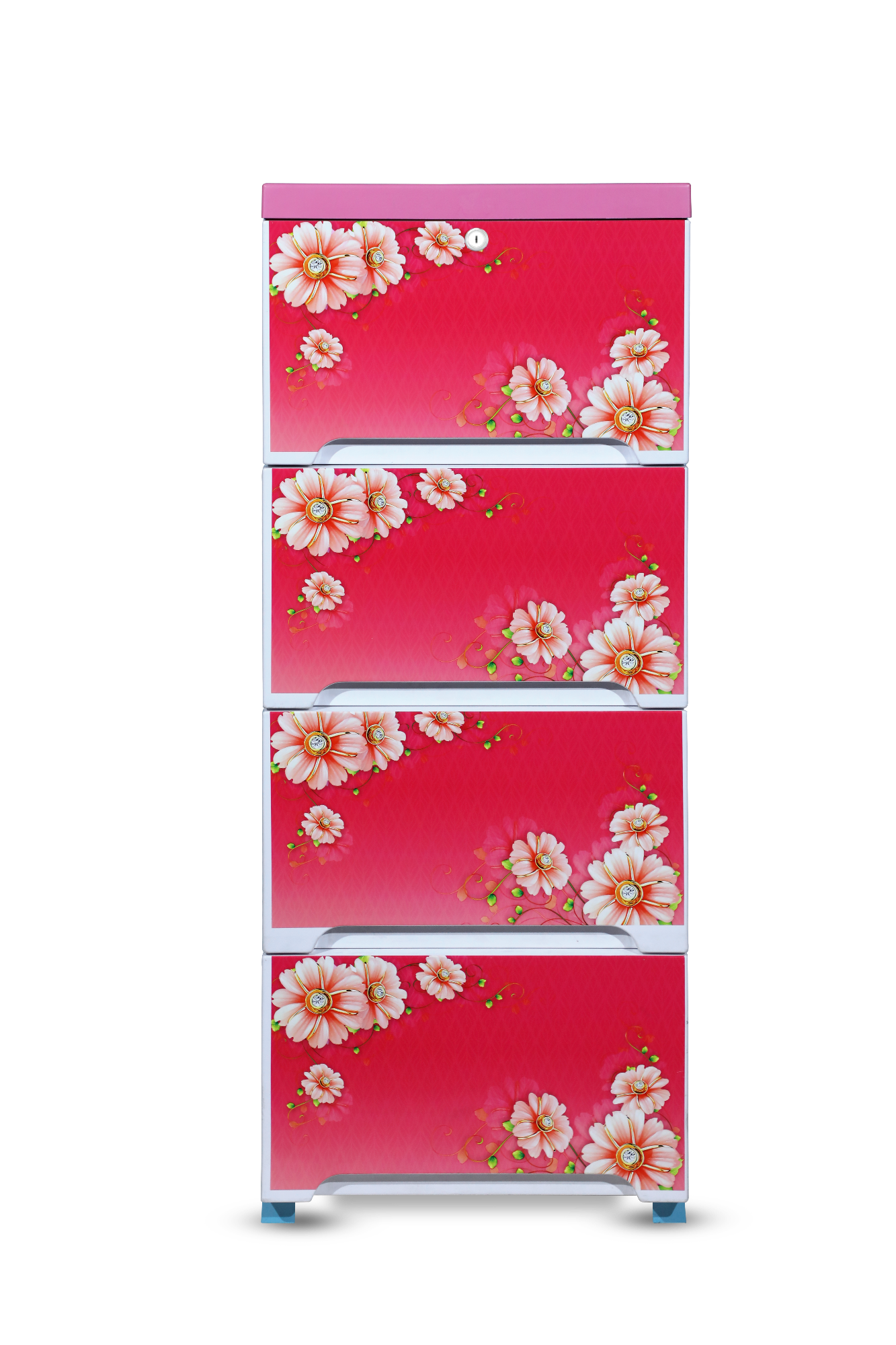 Picture of Elite Wardrobe (Single-4D)-Cherry Pink -TEL