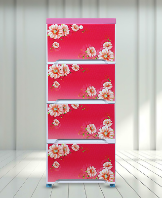 Picture of Elite Wardrobe (Single-4D)-Cherry Pink -TEL