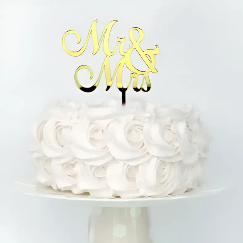 Add Charm to Your Cake with Happy Anniversary Cake Topper - (Pack of 1 Pcs)