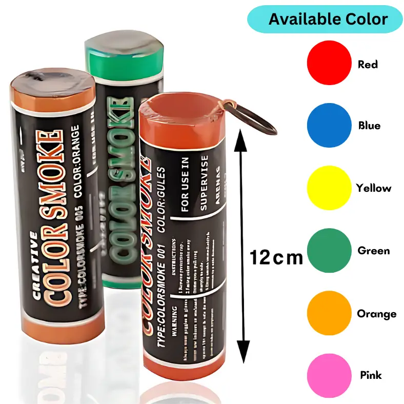 Party Pull Ring Color Smoke - Eco-Friendly Holi Celebration Addition (Pack of 1 Pcs)