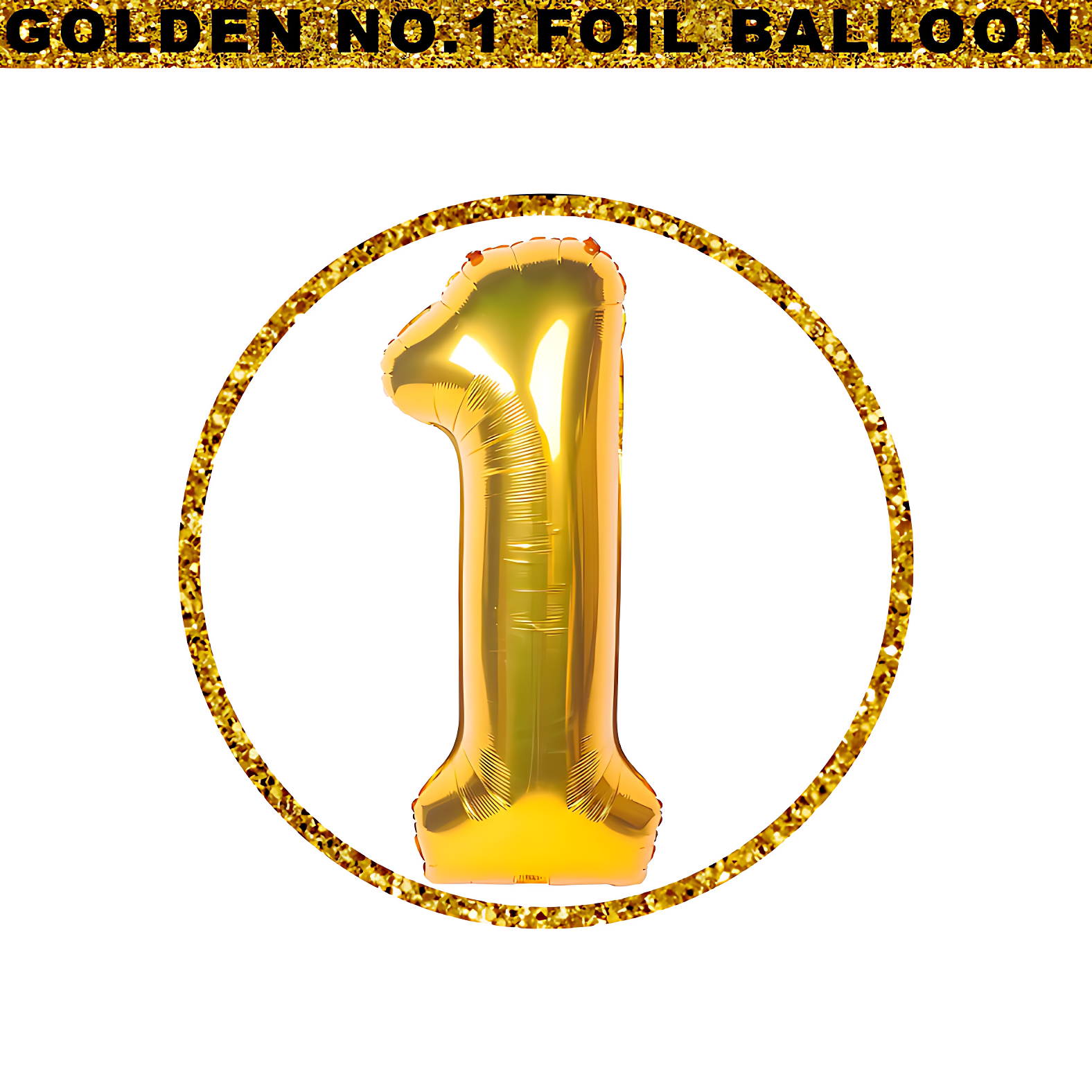 Celebratory Number Foil Balloon: Birthday, Anniversary, Events - Party Decor Essential -(Pack of 1 Pcs)