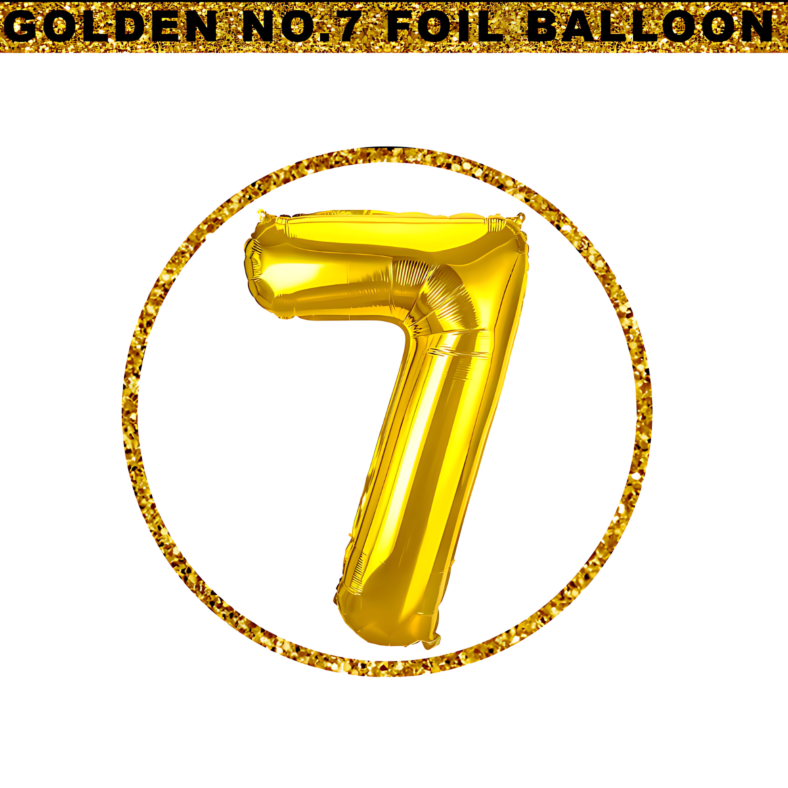 Celebratory Number Foil Balloon: Birthday, Anniversary, Events - Party Decor Essential -(Pack of 1 Pcs)
