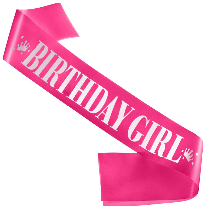 Charming Birthday Girl Sash for Women's Birthday Party- (Pack of 01 Pcs)