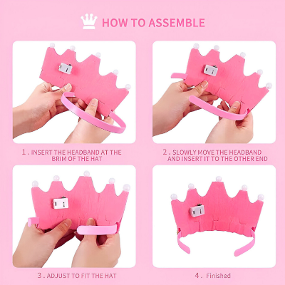 Create Magical Birthday Memories with the Crown Lighting Taj - (Pack of 01 Pcs)