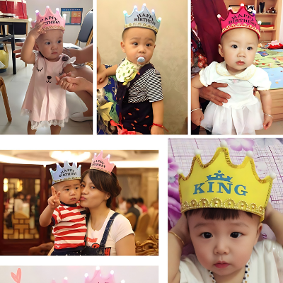 Create Magical Birthday Memories with the Crown Lighting Taj - (Pack of 01 Pcs)