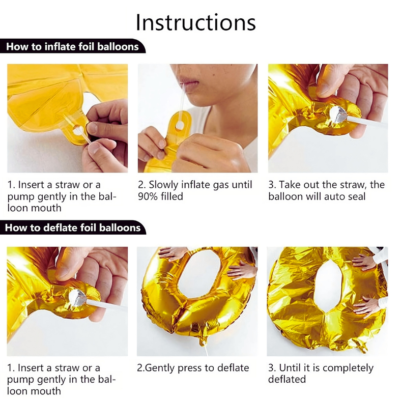 Happy Anniversary Foil Banner Balloons - Red, Golden, and Silver Foil Banner for Stunning Anniversary Decoration - Pack of 1 Piece