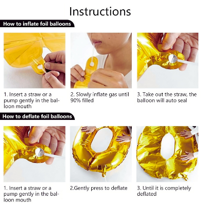 Happy Anniversary Foil Banner Balloons - Red, Golden, and Silver Foil Banner for Stunning Anniversary Decoration - Pack of 1 Piece