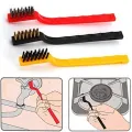 Picture of Set Of 3 Pcs Mini Wire Brush Cleaning Tool Kit brush  set Chula cleaner Brush Set - Kitchen Accessories
