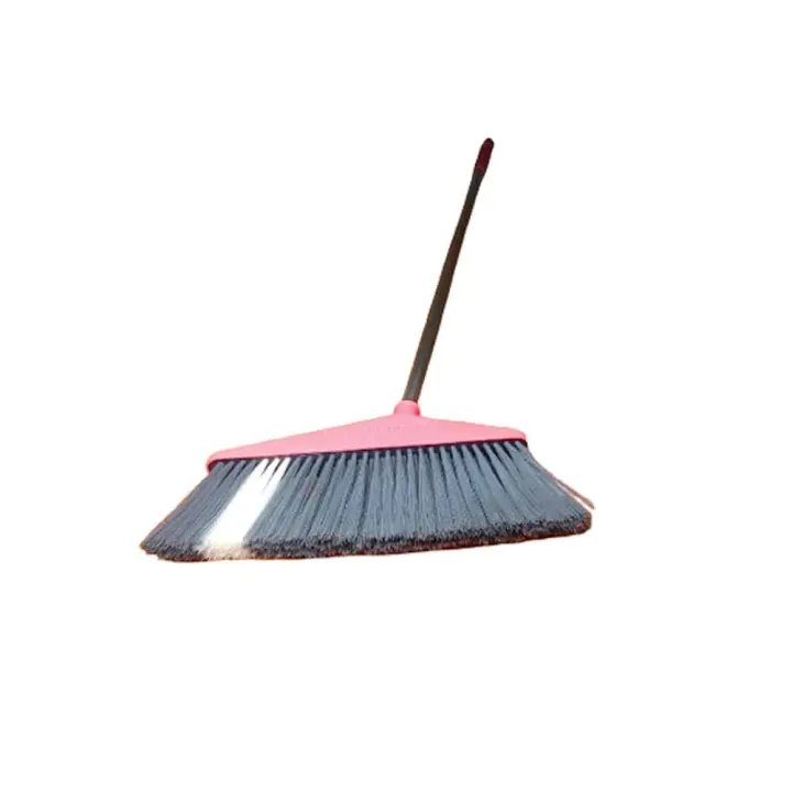 Picture of Proclean Long Handle Broom And Dustpan_CB-0865 with Comb Set for Home Office Lobby Floor Cleaning and Dusting