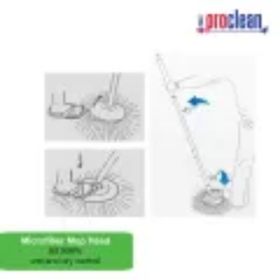Picture of Microfiber Spin Mop Head Refill_4 Pcs