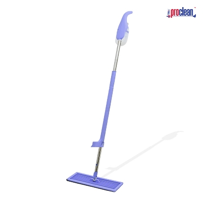 Picture of Proclean 2 in 1 Handsfree Self-Washing Self-Washing & Squeeze-Drying 
Floor Cleaner_SM-0650 - Integrated 350ml Bottle and Reusable 2pcs Microfiber Pad with Stainless Steel for Laminate Wood Vinyl & Hardwood or any kind of floor