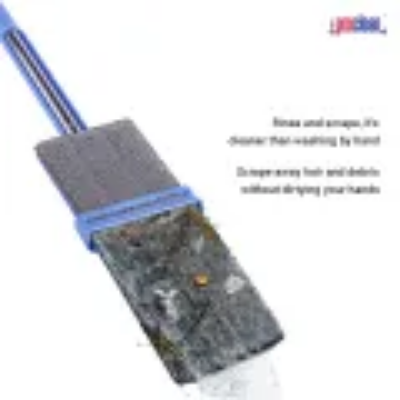 Picture of Proclean 2 in 1 Handsfree Self-Washing Self-Washing & Squeeze-Drying 
Floor Cleaner_SM-0650 - Integrated 350ml Bottle and Reusable 2pcs Microfiber Pad with Stainless Steel for Laminate Wood Vinyl & Hardwood or any kind of floor