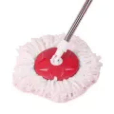 Picture of Stainless Steel 360 Spin Mop & Bucket Floor Cleaning System Included Easy Press Handle with 1 Microfiber Mop Heads_RM-0032